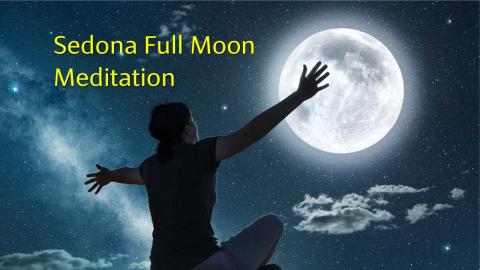 Full moon meditation experience