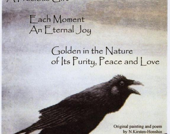 Avian ancestors raven brother raven sings the morning song painting poem