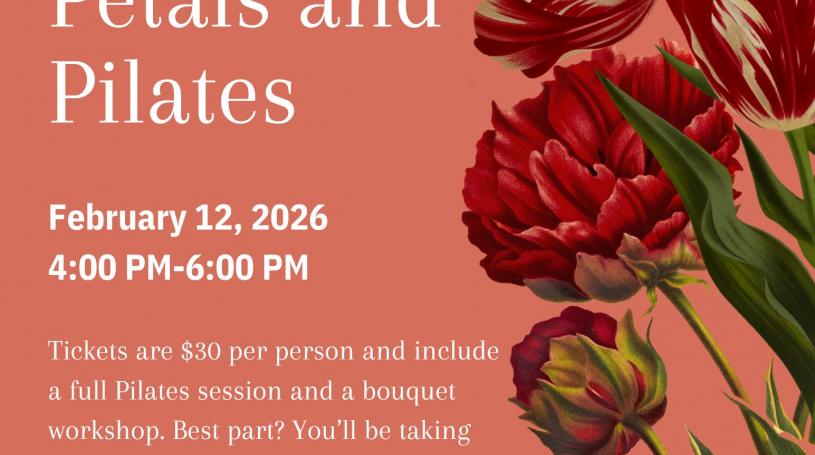 Club pilates x sedona mountain high flowers