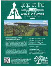 Yoga at the sw wine center