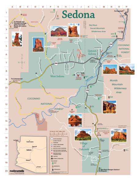 map of sedona az Map Of Sedona Az Visit Sedona map of sedona az