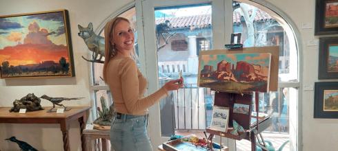 Lydia demo pic sedona chamber