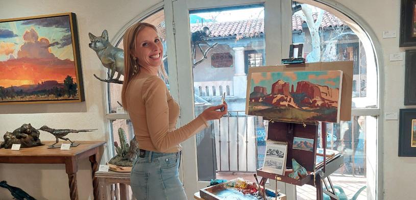 Lydia demo pic sedona chamber