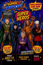 Super-improv-super-hero-july-poster