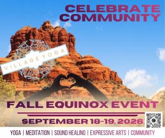 Fall equinox at village yoga sedona
