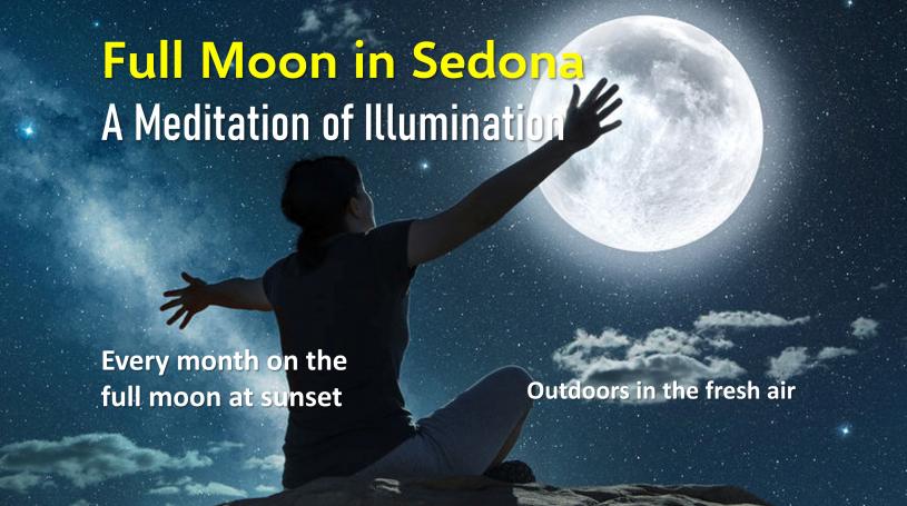 Full moon in sedona