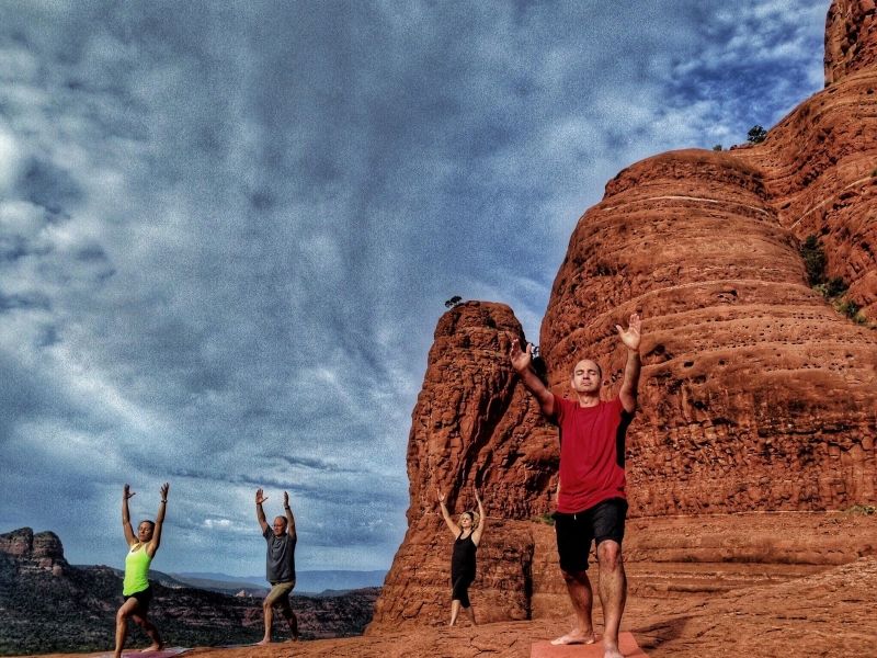 Vortex Yoga Hiking in Sedona